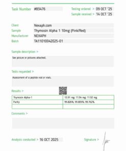 Thymosin Alpha 1 10mg (10 vials/kit)