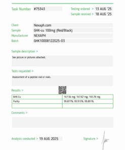 GHK-cu lyophilized (10 vials/kit)