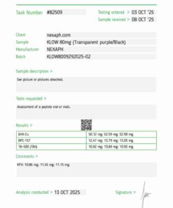 KLOW Blend 80mg (10 vials/Kit)