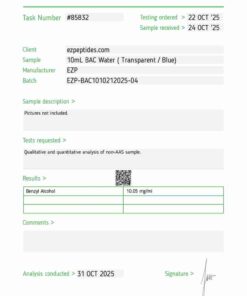 Bacteriostatic Water 10ML