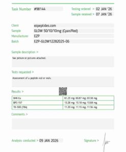 Glow Blend (BPC-157/TB-500/GHK-Cu) 70mg