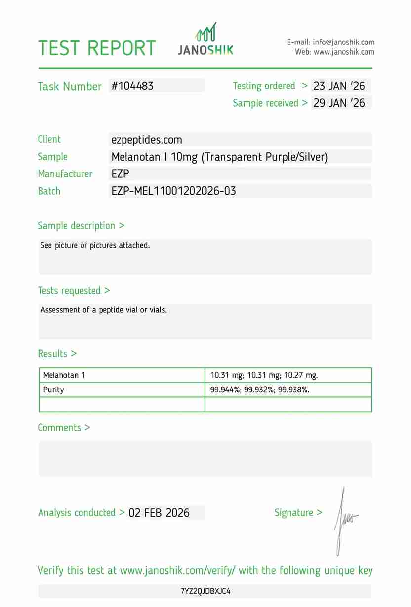 Melanotan I 10mg Melanotan I 10mg